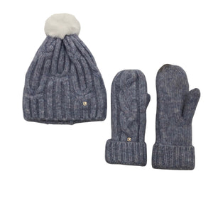 Naisten Luhta - Talvipipo, koko 58 - 60 cm - Vaaleansininen (1)