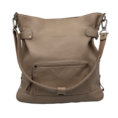 Naisten Longchamp - Olkalaukku, koko Maxi - Beige ()