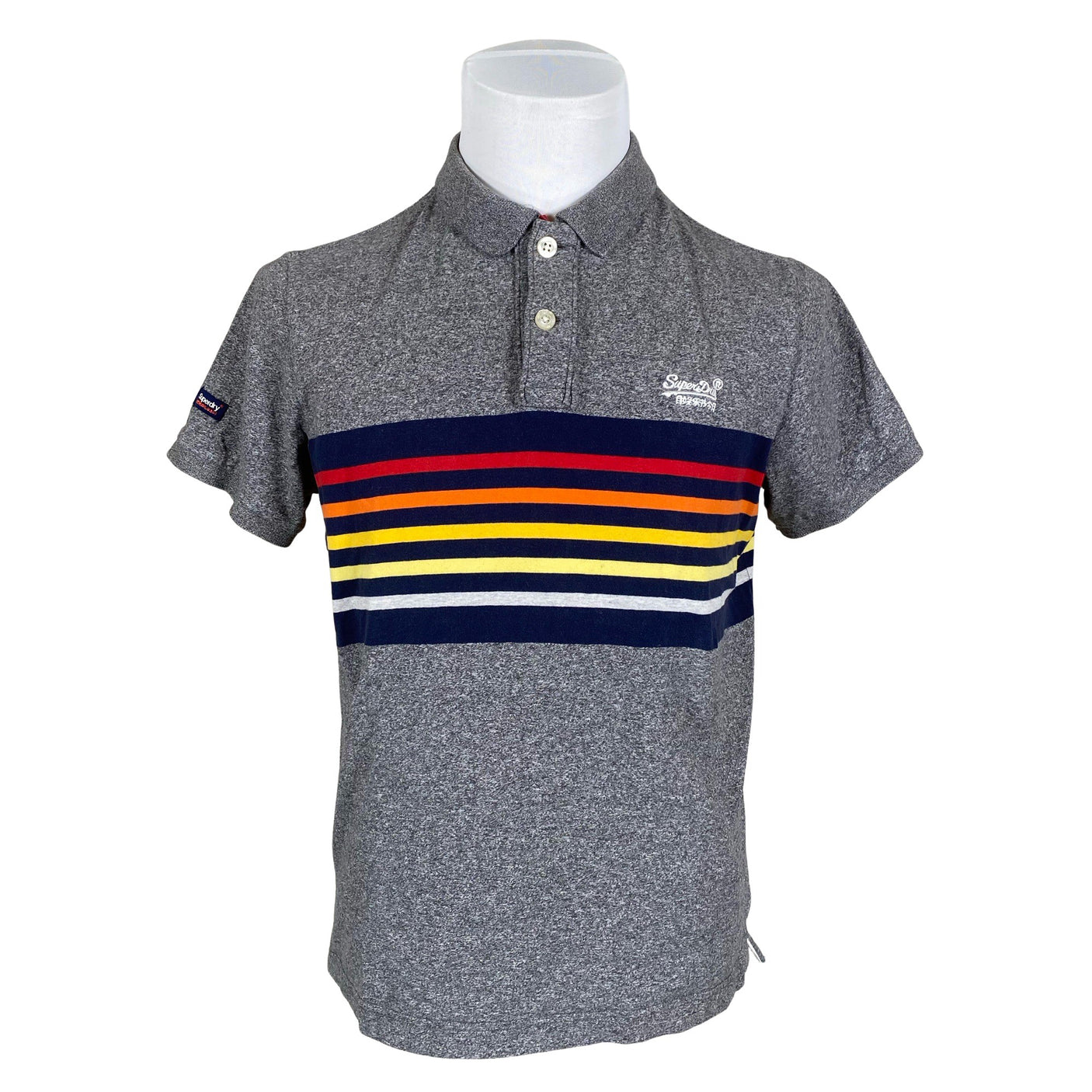 Miesten Superdry - T-paita, koko L - Harmaa (1)