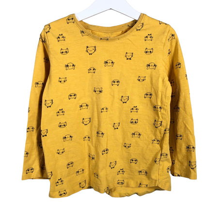 Unisex Lindex - Trikoopaita, koko 116 - 122 - Keltainen ()