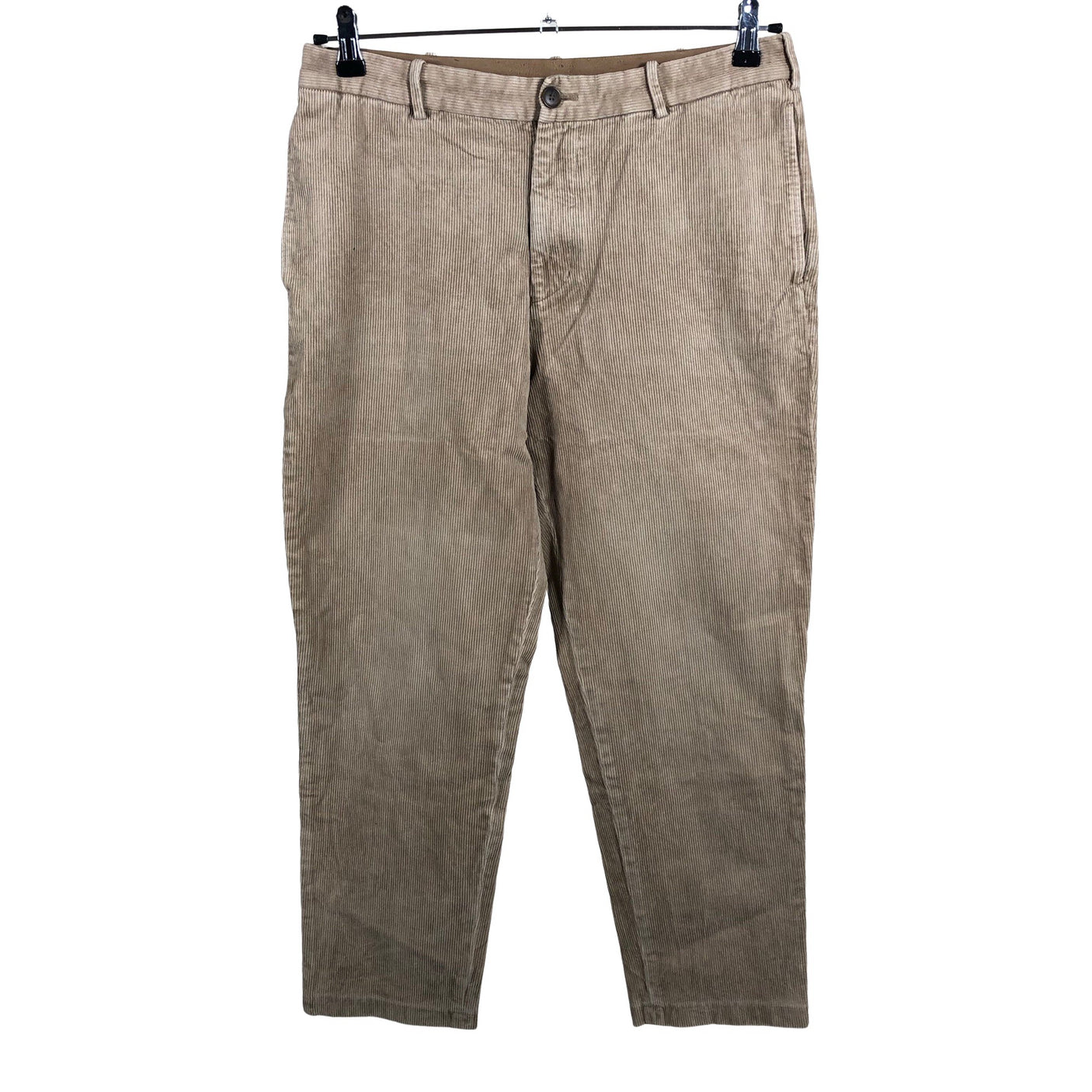 Miesten Uniqlo - Samettihousut, koko M - Ruskea (1)