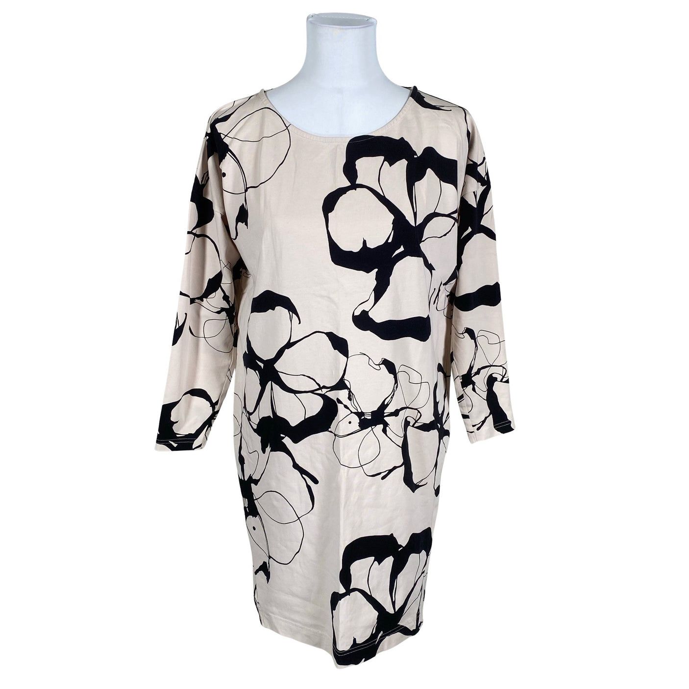 Naisten NOSH - Trikoomekko, koko 36 - Beige (1)