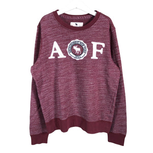 Unisex Abercrombie&Fitch - Collegepaita, koko 146 - 152 - Viininpunainen (1)