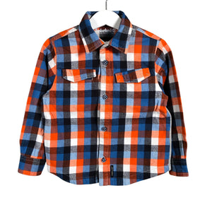 Poikien Timberland - Flanellipaita, koko 98 - 104 - Sininen (1)