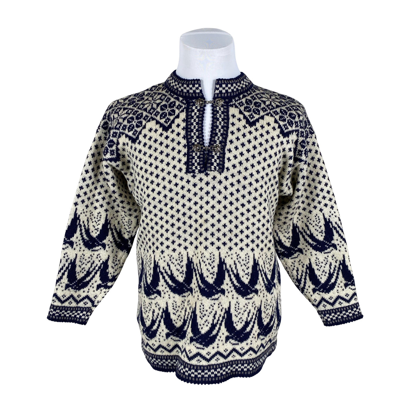 Miesten Handmade - Neulepaita, koko M - Sininen (1)