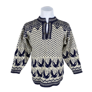 Miesten Handmade - Neulepaita, koko M - Sininen (1)