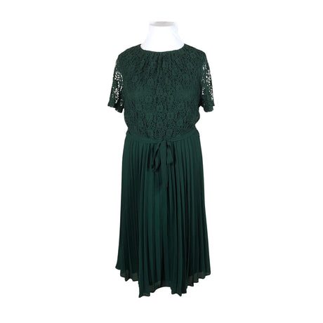 Naisten Dorothy Perkins - Juhlamekko, koko 46 - Vihreä ()