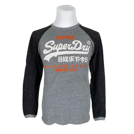 Miesten Superdry - Trikoopaita, koko M - Harmaa ()