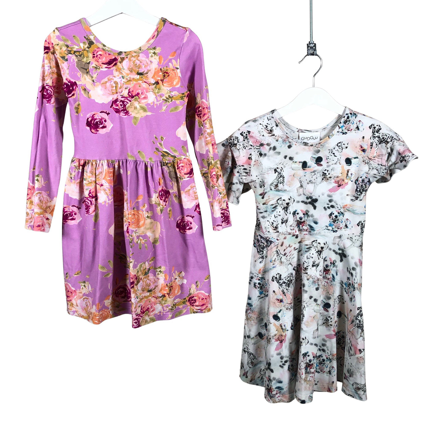 Tyttöjen Kaiko - Trikoomekko, koko 122 - 128 - Vaaleanpunainen (1)