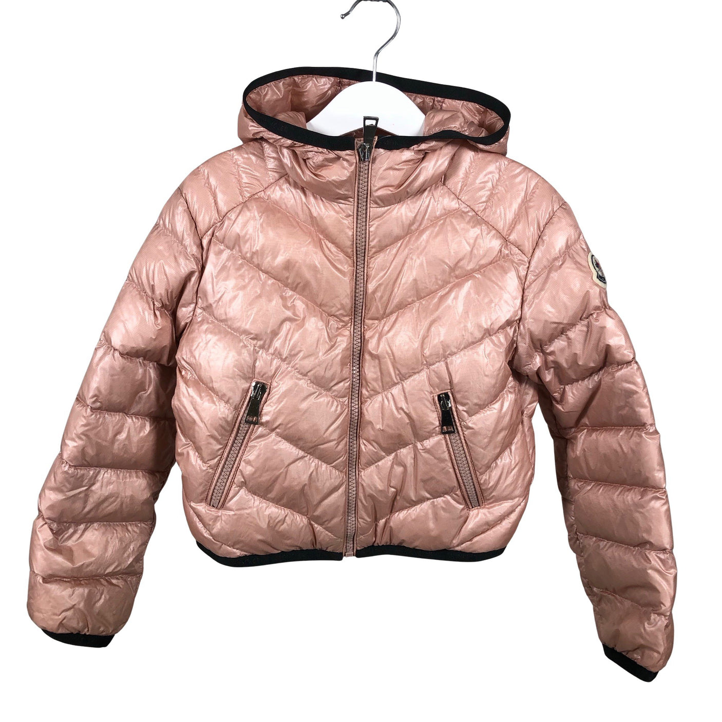 Tyttöjen Moncler - Kevytuntuvatakki, koko 116 - 122 - Vaaleanpunainen (1)