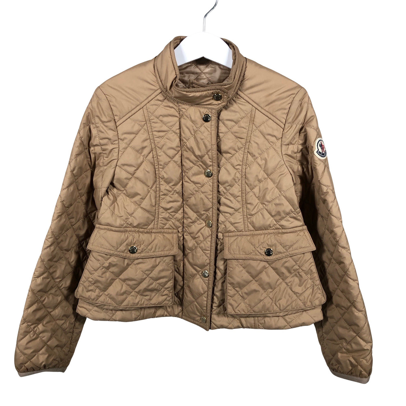 Tyttöjen Moncler - Tikkitakki, koko 116 - 122 - Ruskea (1)