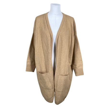 Naisten Puuvillatehdas - Neuletakki, koko 40 - Valkoinen ()