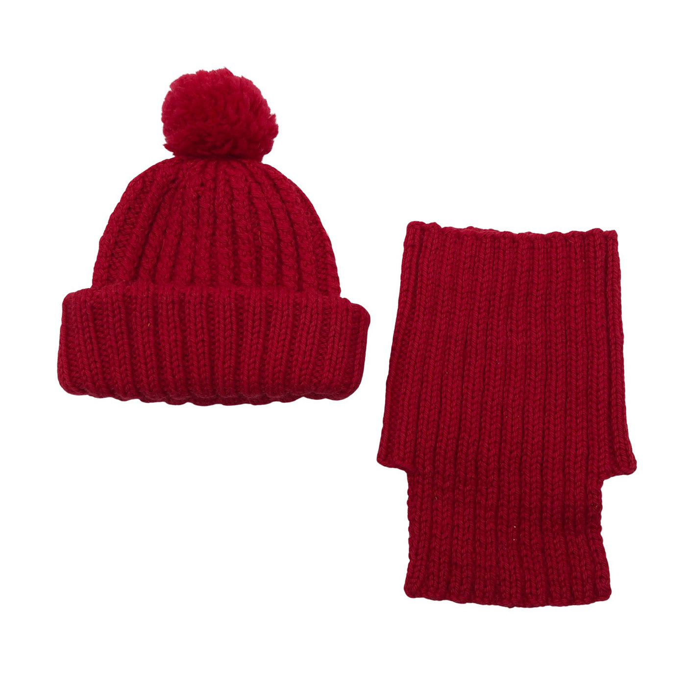 Naisten Handmade - Talvipipo, koko 52 - 54 cm - Punainen (1)