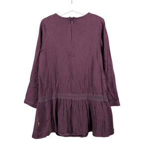 Tyttöjen POMPdeLUX - Kangasmekko, koko 128 - 134 - Violetti (2)