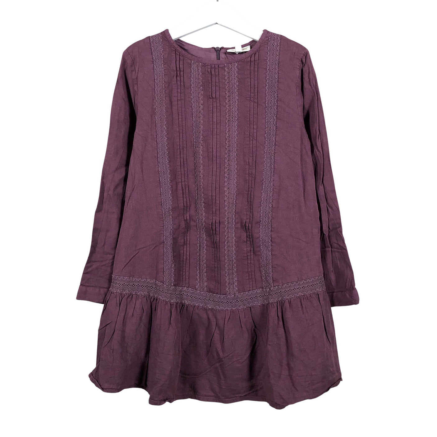 Tyttöjen POMPdeLUX - Kangasmekko, koko 128 - 134 - Violetti (1)