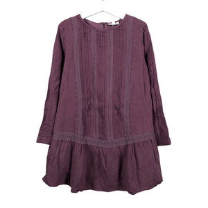 Tyttöjen POMPdeLUX - Kangasmekko, koko 128 - 134 - Violetti (1)