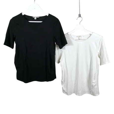 Naisten H&M Mama - T-paita, koko 38 - Valkoinen ()