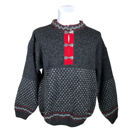 Miesten Norwool - Neulepaita, koko XL - Harmaa ()