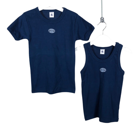 Unisex Petit Bateau - T-paita, koko 122 - 128 - Sininen ()