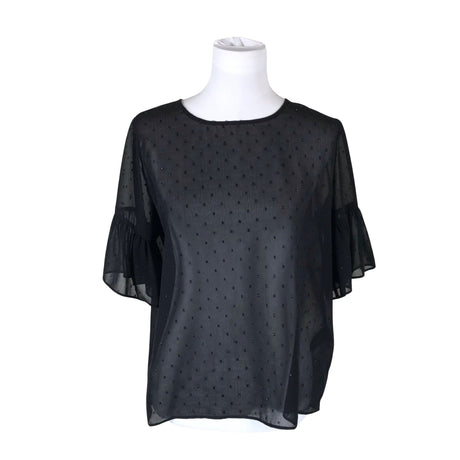 Naisten Samsoe&Samsoe - Lyhythihainen pusero, koko 38 - Musta ()