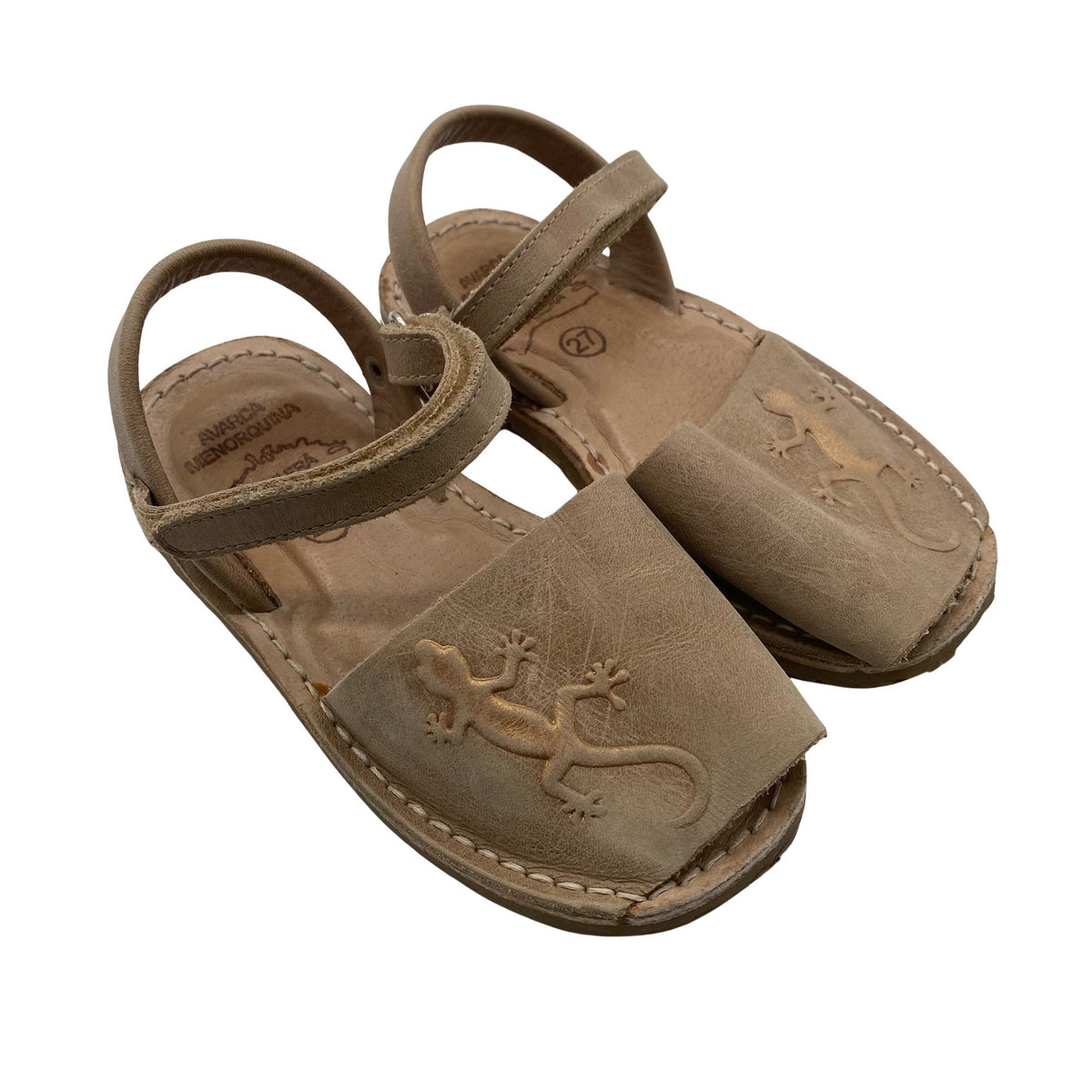 Tyttöjen Avarca - Sandaalit, koko 27 - Beige (2)