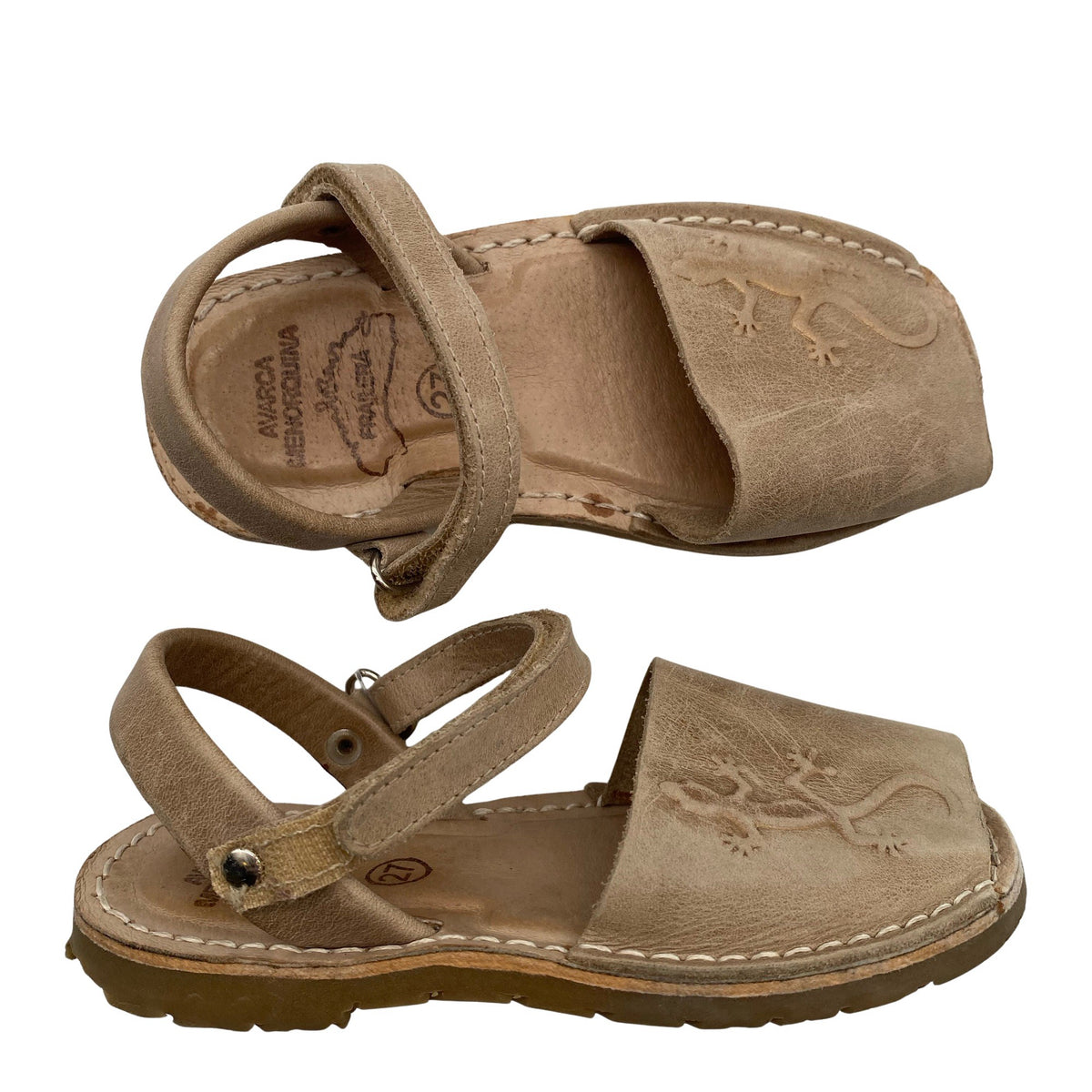 Tyttöjen Avarca - Sandaalit, koko 27 - Beige (1)