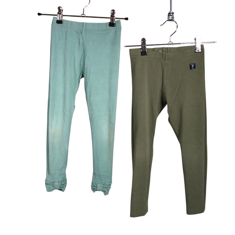 Tyttöjen Polarn O. Pyret - Leggingsit, koko 104 - 110 - Vihreä ()