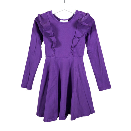 Tyttöjen Gugguu - Trikoomekko, koko 110 - 116 - Violetti ()