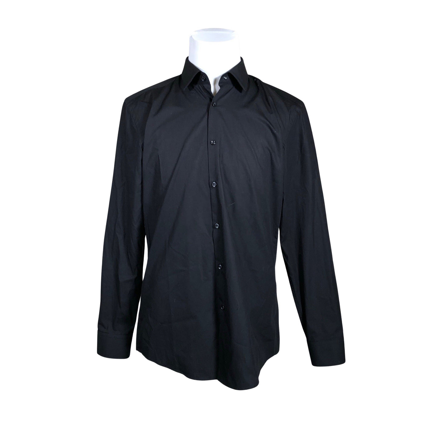 Miesten Hugo Boss - Kauluspaita, koko L - Musta (1)