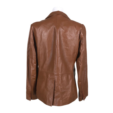 Naisten Sasch - Nahkatakki, koko 40 - Ruskea (2)