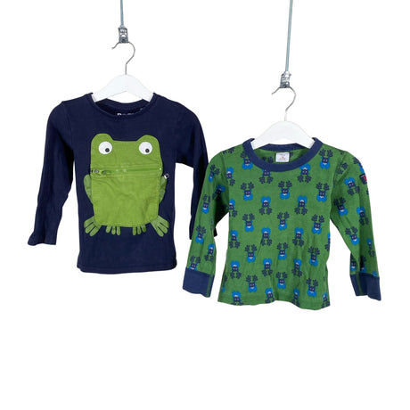 Unisex Polarn O. Pyret - Trikoopaita, koko 92 - 98 - Vihreä ()