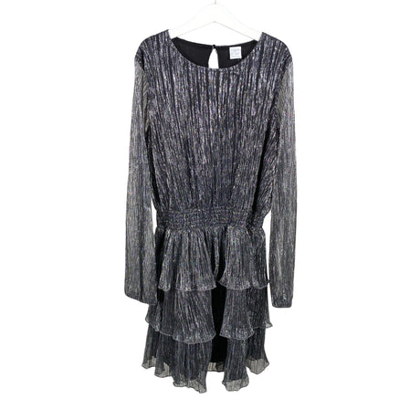 Tyttöjen Lindex - Juhlamekko, koko 146 - 152 - Hopea ()