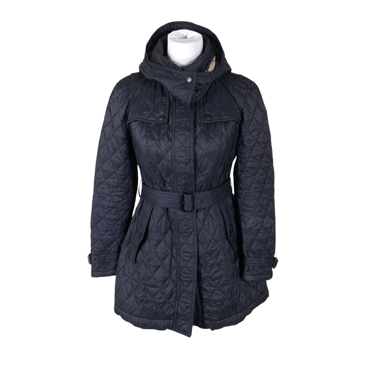 Naisten Burberry - Tikkitakki, koko 38 - Sininen (1)