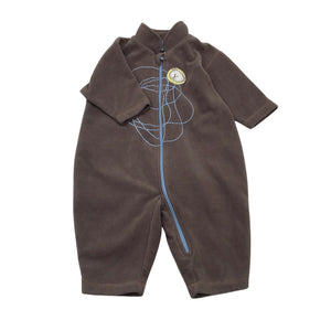Unisex Reima - Fleecehaalari, koko 56 - 62 - Ruskea (1)