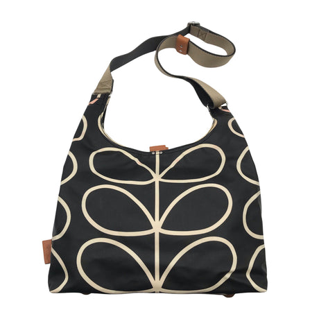 Naisten Orla Kiely - Olkalaukku, koko Midi - Musta ()