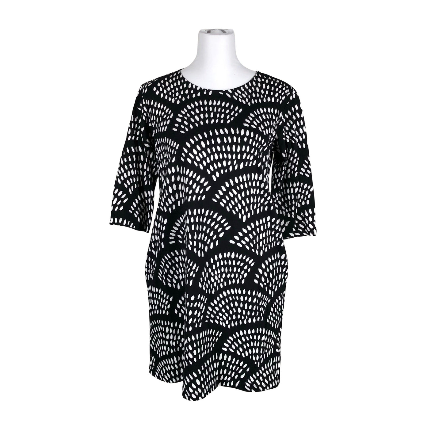 Naisten Marimekko - Trikoomekko, koko 38 - Musta (1)