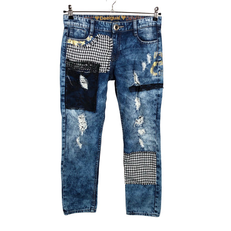 Naisten Desigual - Farkut, koko W28 - Sininen ()
