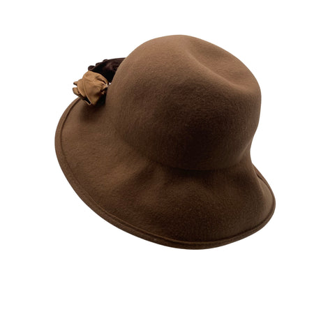 Naisten Handmade - Hattu, koko 52 - 54 cm - Ruskea (2)