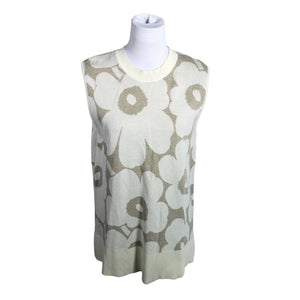 Naisten Marimekko - Neuleliivi, koko 40 - Beige (1)