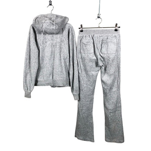 Tyttöjen Juicy Couture - Collegeasu, koko 134 - 140 - Harmaa (2)