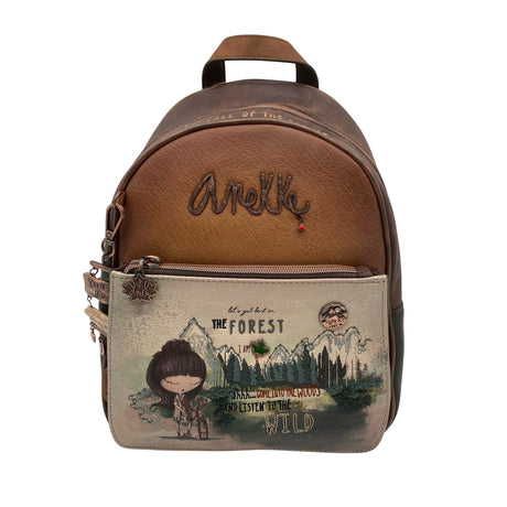 Naisten Anekke - Reppu, koko Midi - Ruskea ()