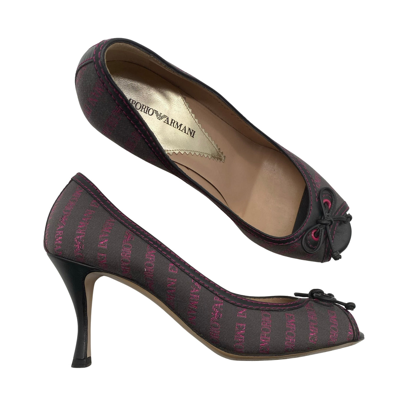 Naisten Emporio Armani - Avokärkiset korkokengät, koko 39 - Harmaa (1)