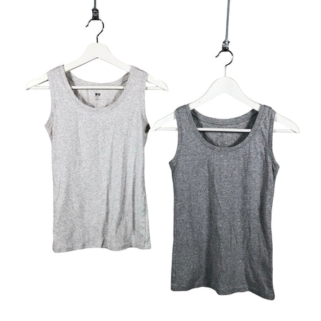 Naisten Uniqlo - Trikootoppi, koko 34 - Harmaa ()