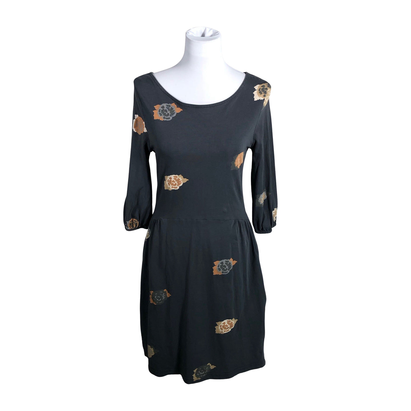 Naisten Marimekko - Trikoomekko, koko 36 - Harmaa (1)
