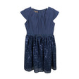 Tyttöjen Baker by Ted Baker - Juhlamekko, koko 134 - 140 - Sininen ()