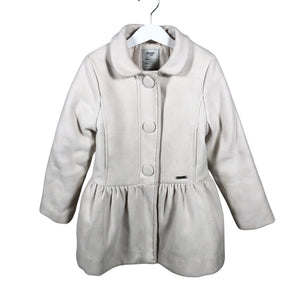 Tyttöjen Mayoral - Villakangastakki, koko 116 - 122 - Beige (1)