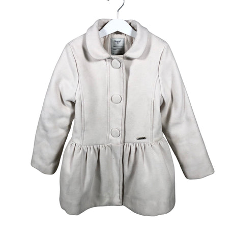 Tyttöjen Mayoral - Villakangastakki, koko 116 - 122 - Beige ()