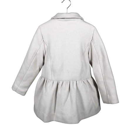 Tyttöjen Mayoral - Villakangastakki, koko 116 - 122 - Beige (2)