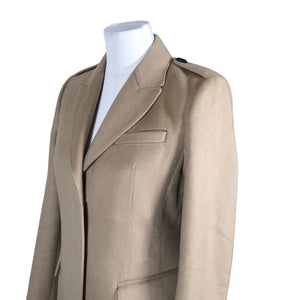 Naisten Burberry - Villakangastakki, koko 36 - Beige (2)