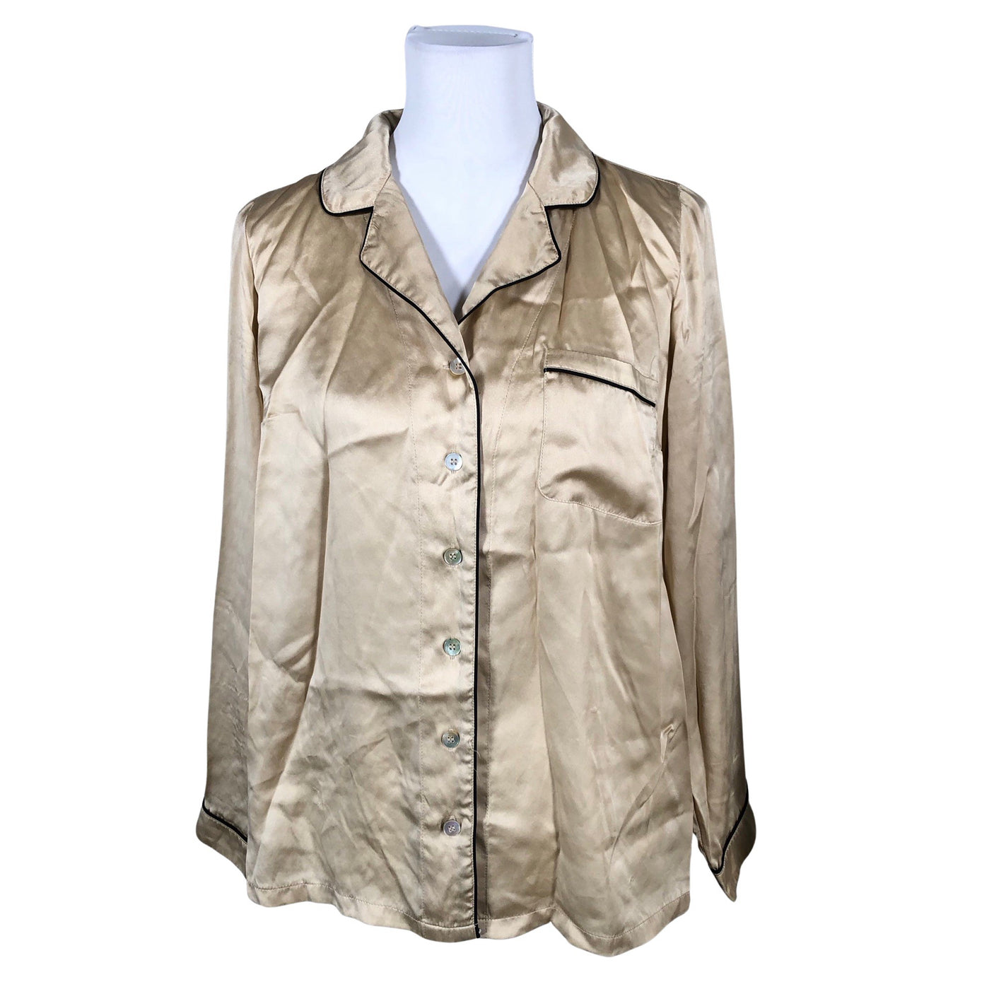 Naisten Stockmann Silk - Yöasu, koko 38 - Beige (2)